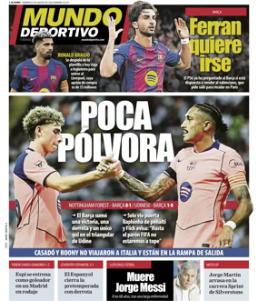 Cover of Mundo Deportivo (At. Madrid)