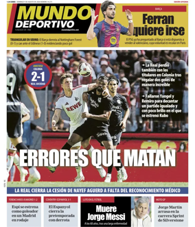 Cover of Mundo Deportivo (Gipuzkoa)