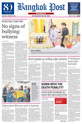 Cover of Bangkok Post