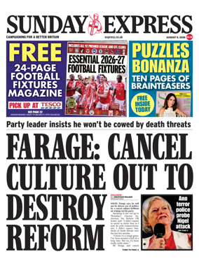 Cover of Sunday Express