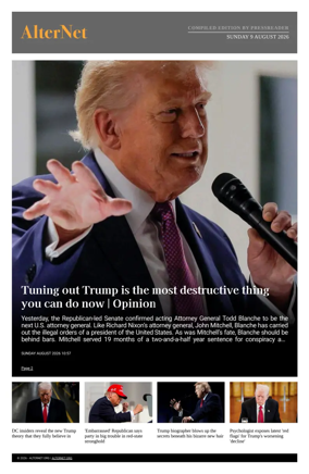 Cover of AlterNet