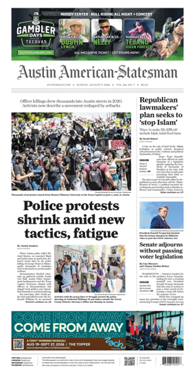 Cover of Austin American-Statesman
