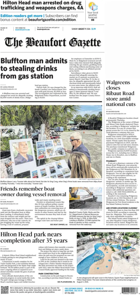 Cover of Beaufort Gazette (Sunday)