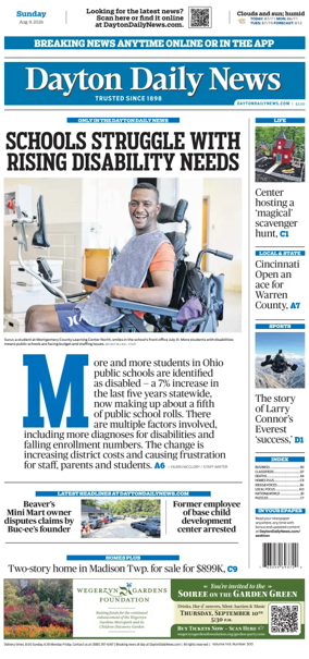 Cover of Dayton Daily News