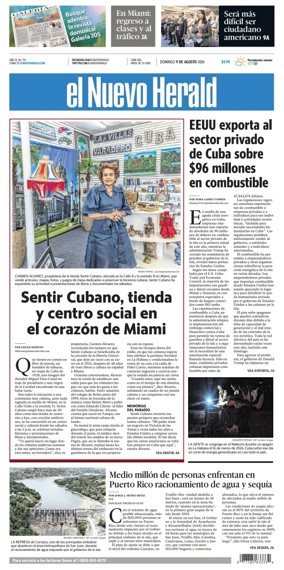 Cover of El Nuevo Herald (Sunday)