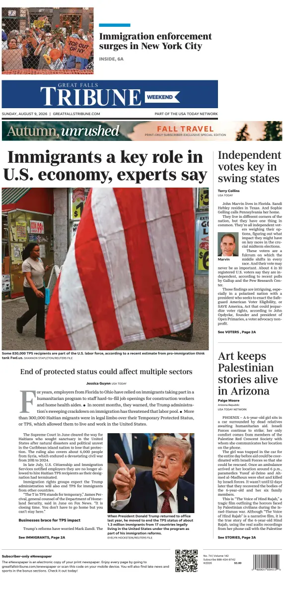 Cover of Great Falls Tribune