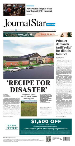 Cover of Journal Star (Peoria)