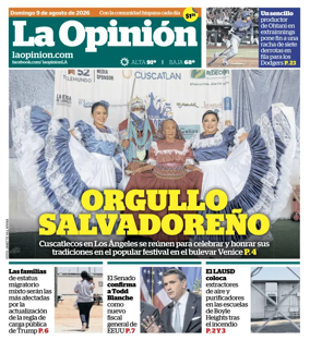 Cover of La Opinion