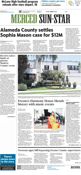 Cover of Merced Sun-Star (Weekend)