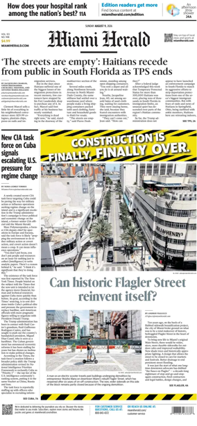Cover of Miami Herald (Sunday)