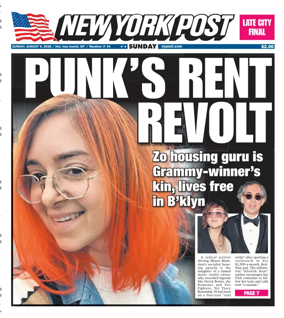 Cover of New York Post