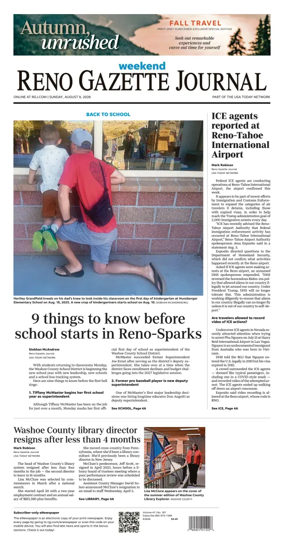 Cover of Reno Gazette Journal