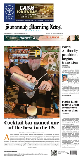 Cover of Savannah Morning News