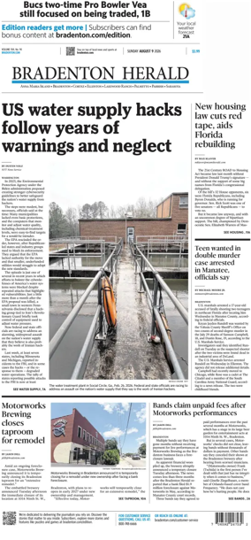 Cover of The Bradenton Herald (Sunday)