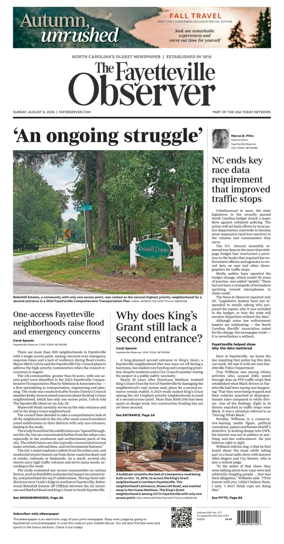 Cover of The Fayetteville Observer