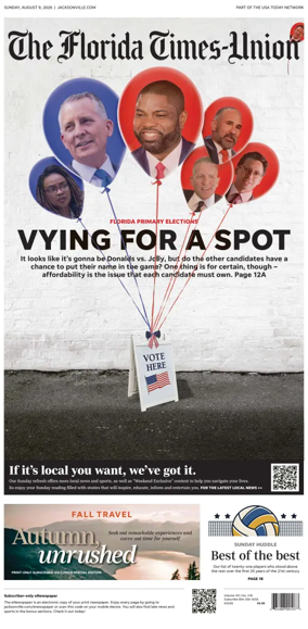 Cover of The Florida Times-Union