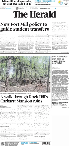 Cover of The Herald (Rock Hill)