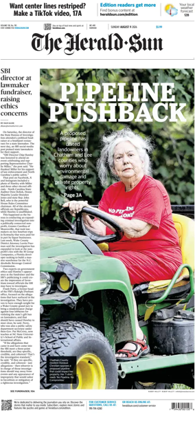Cover of The Herald Sun (Sunday)