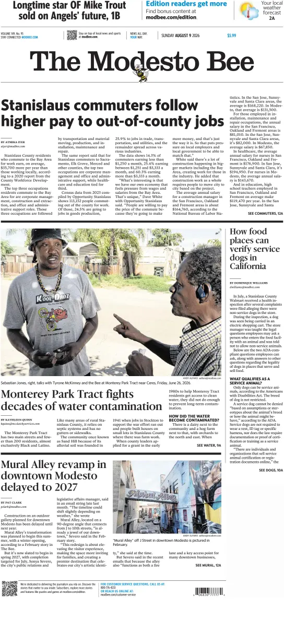 Cover of The Modesto Bee (Sunday)