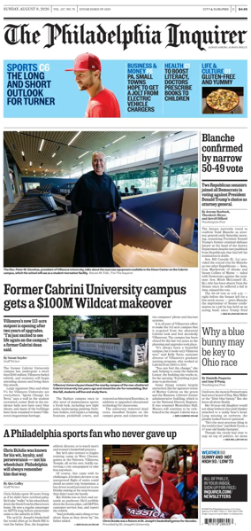 Cover of The Philadelphia Inquirer