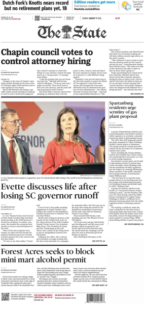 Cover of The State (Sunday)