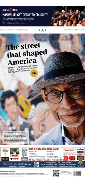 Cover of The Tennessean