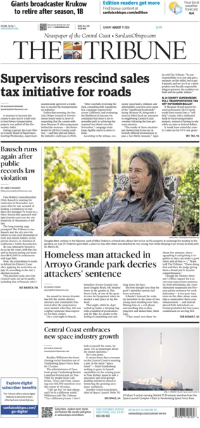 Cover of The Tribune (SLO) (Sunday)