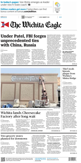 Cover of The Wichita Eagle (Sunday)