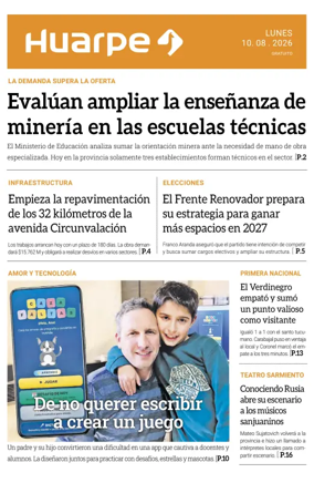 Cover of Diario Huarpe