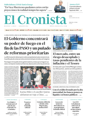 Cover of El Cronista
