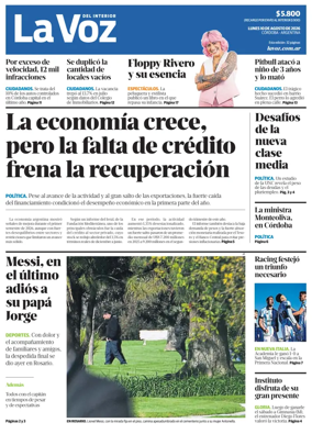 Cover of La Voz del Interior