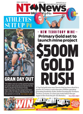 Cover of NT News