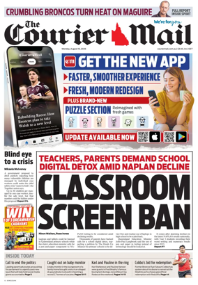 Cover of The Courier-Mail