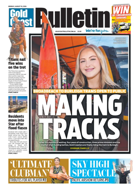 Cover of The Gold Coast Bulletin