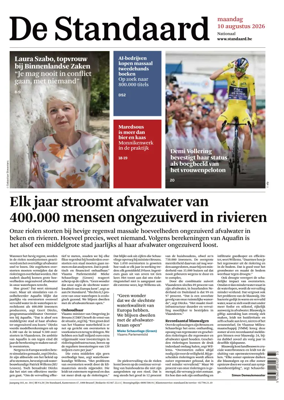 Cover of De Standaard