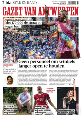 Cover of Gazet van Antwerpen Stad en Rand