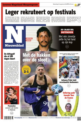 Cover of Het Nieuwsblad