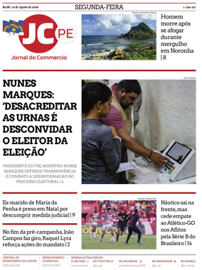 Cover of Jornal do Commercio
