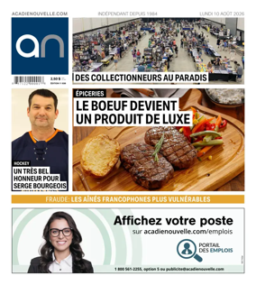 Cover of Acadie Nouvelle