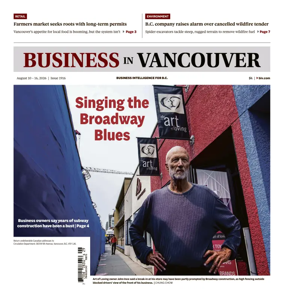 Cover of Business in Vancouver