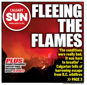 Cover of Calgary Sun