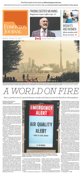 Cover of Edmonton Journal