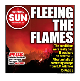 Cover of Edmonton Sun