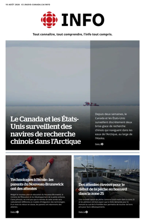 Cover of Radio-Canada Info