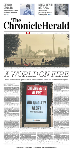 Cover of The Chronicle Herald (Provincial)