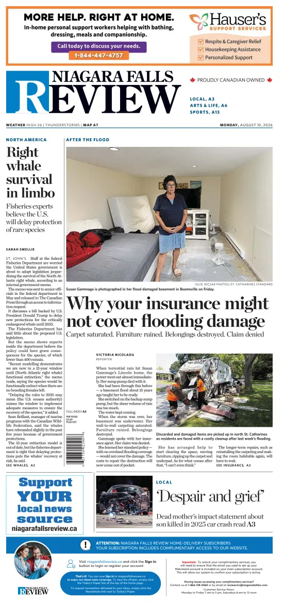Cover of The Niagara Falls Review