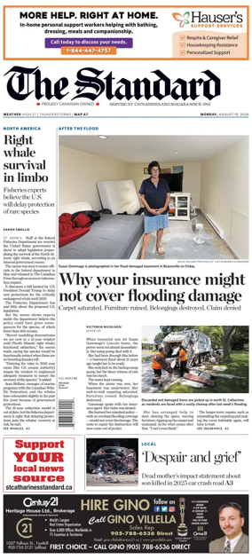 Cover of The Standard (St. Catharines)