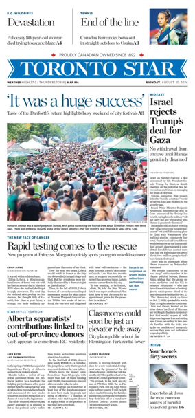 Cover of Toronto Star