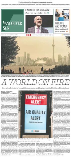 Cover of Vancouver Sun