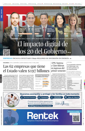 Cover of La Republica (Colombia)